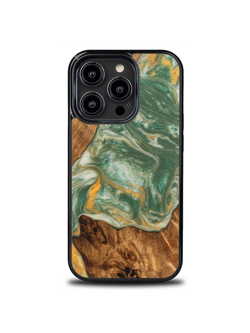 Resin & Wood iPhone 15 series case – 4 Elements – Water