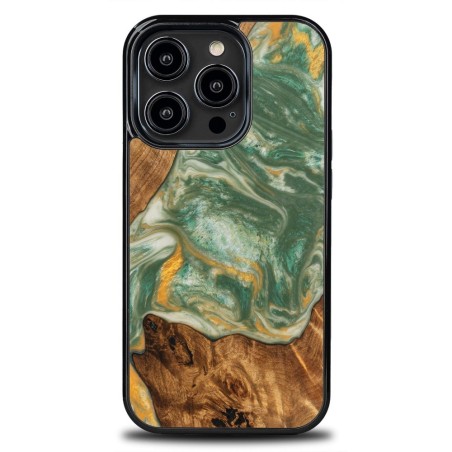 Resin & Wood iPhone 15 series case – 4 Elements – Water