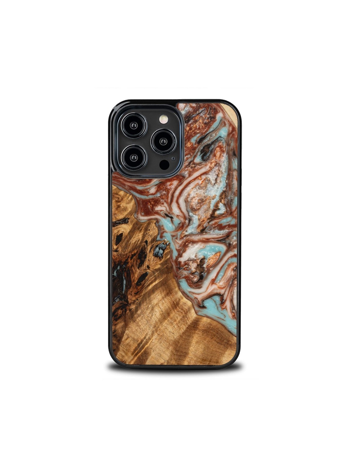 Resin & Wood case iPhone 15 series case – Planets – Jupiter