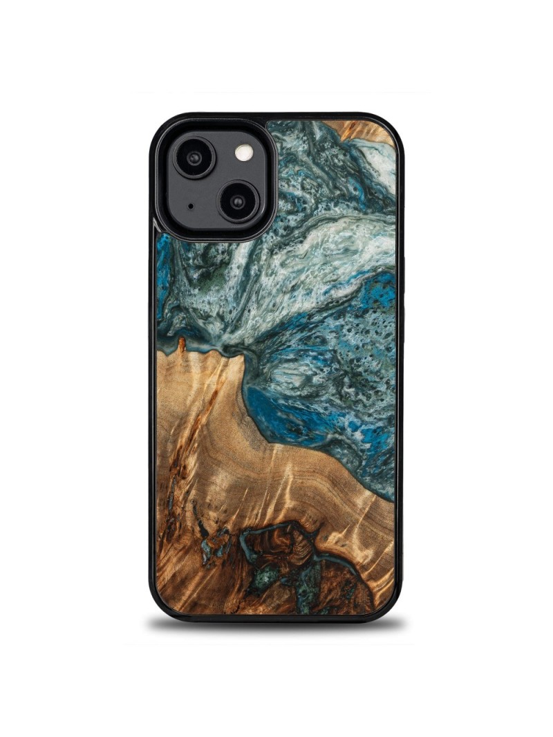 Resin & Wood iPhone 15 series case – Planets - Earth