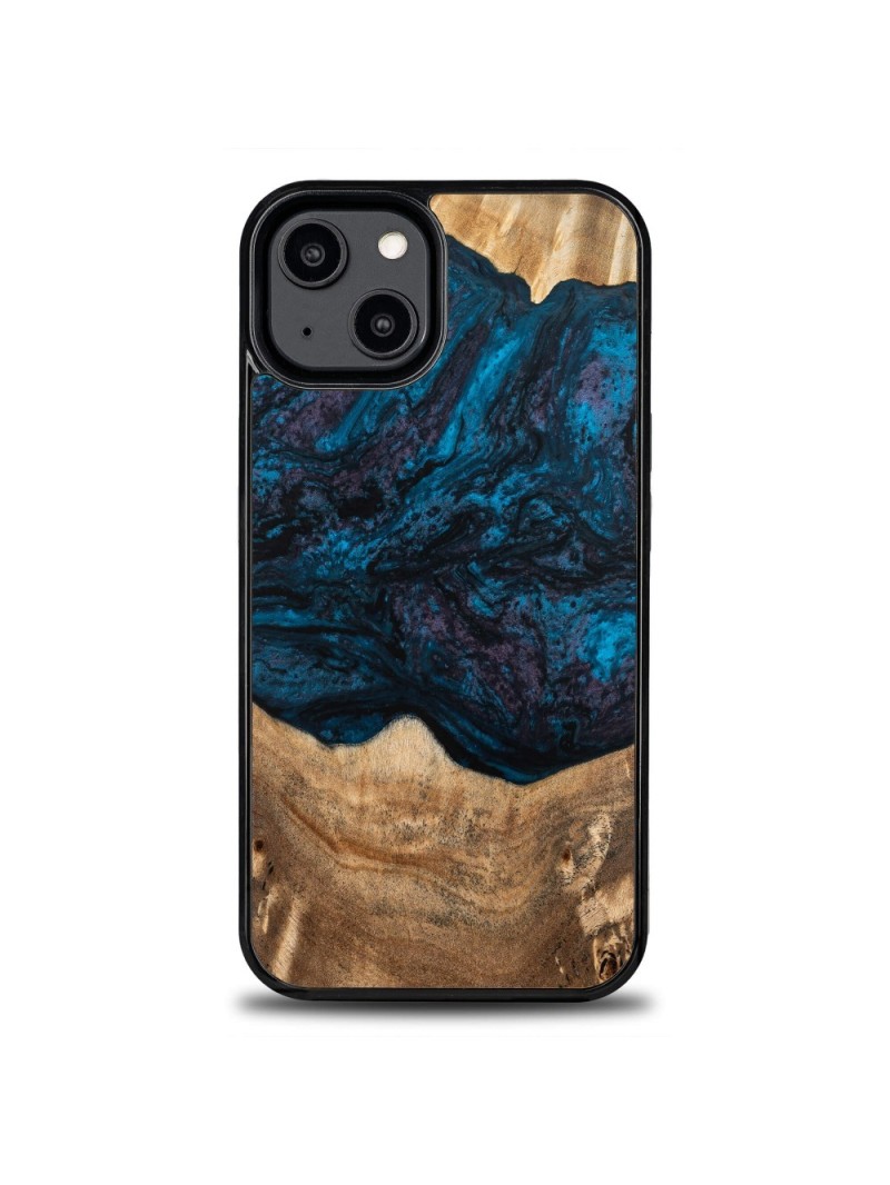 Resin & Wood iPhone 15 series case – Planets - Neptune