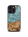 Resin & Wood iPhone 15 series case – Planets - Uranus