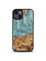 Resin & Wood iPhone 15 series case – Planets - Uranus