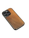 Wooden iPhone 15 series case – Waves Merbau